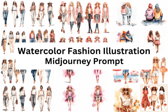 Download Fashion Watercolor Illustration - Premium Resources